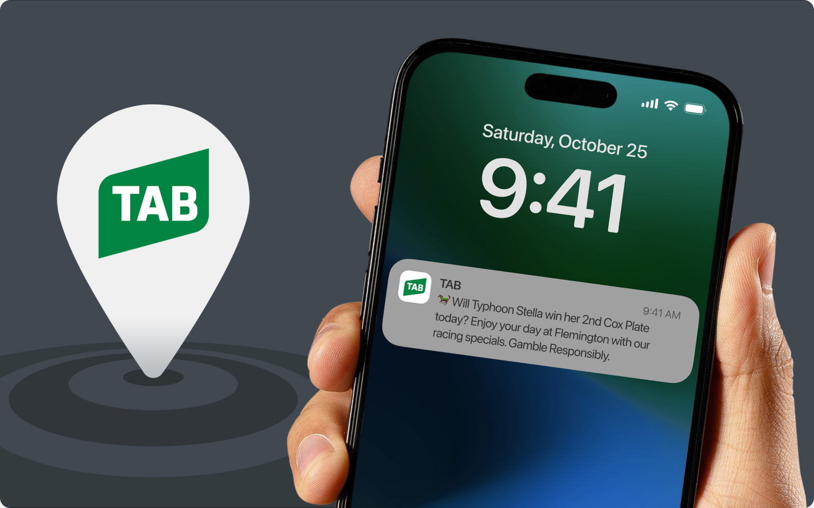 TAB location-based offers