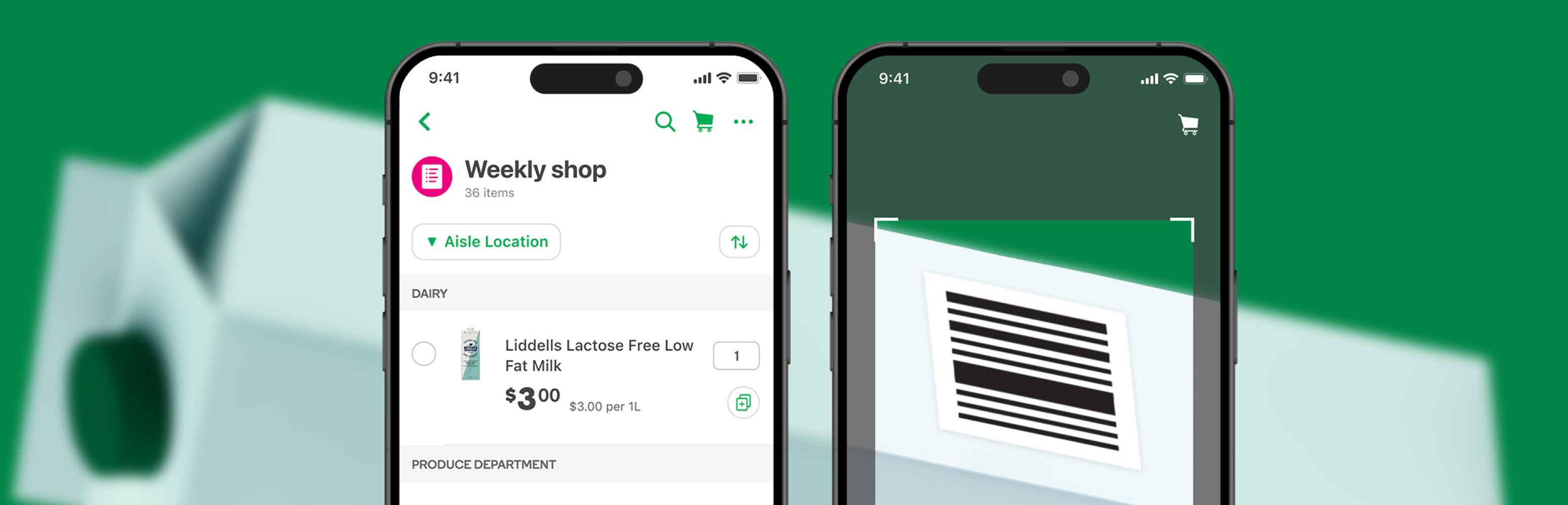 Scan&Go Lists hero