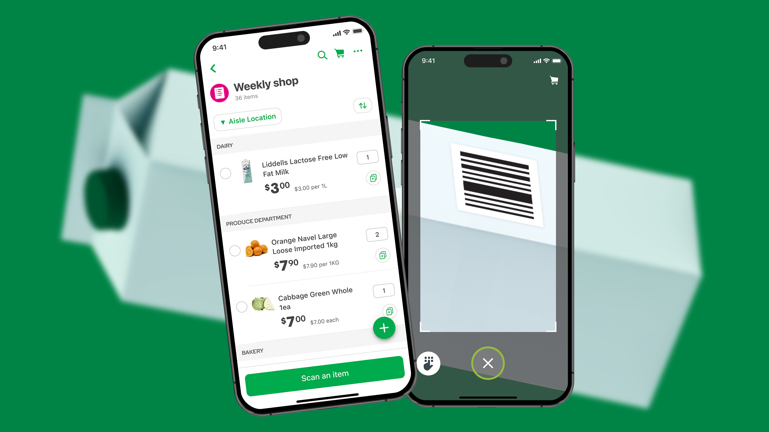 Scan&Go Lists — mobile hero